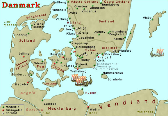 Karta Over Danmark
