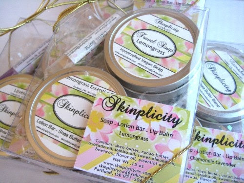 Soap Travel Set - Bath and Body - Soap...Lotion...Lip Balm
