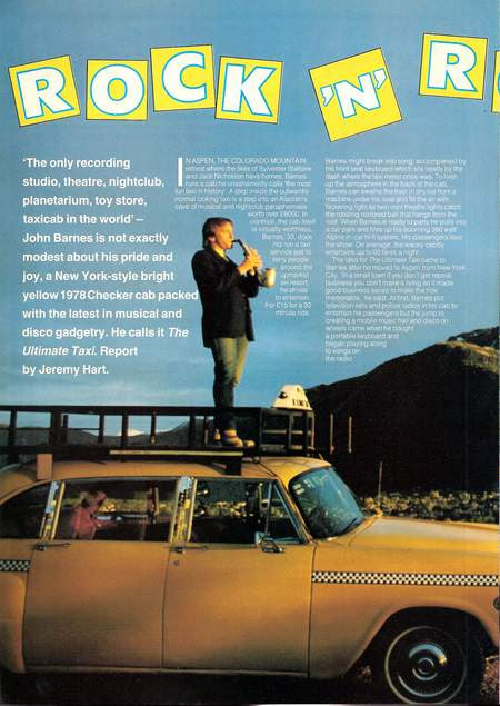 Taxi Featured In Custom Car