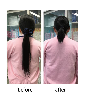 看護だより Vol 23 ヘアドネーション って何 看護師募集サイト 倉敷平成病院 社会医療法人 全仁会