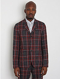 Ts(s) Linen Check Formal Jacket 1