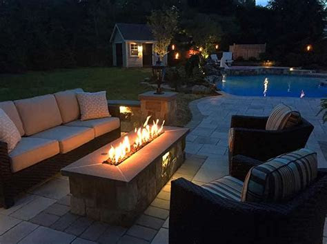 rectangular pre fab unfinished gas fire pit fines gas