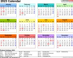 Are you tired of using generic calendars that don't quite meet your needs? 2023 calendar free printable pdf templates calendarpedia