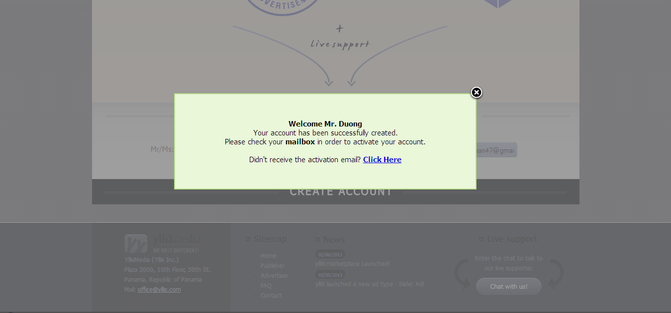 Hướng dẫn đặt Banner/Popup kiếm tiền cho Webmaster từ Yllix.com