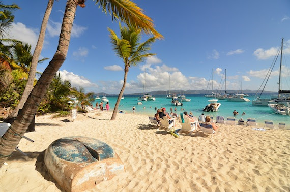 The Caribbean S Best Beach Bar 13 The Soggy Dollar Bar In Jost Van Dyke Bvi