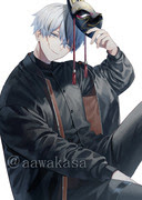 男の子 狐面 Pixiv年鑑 B