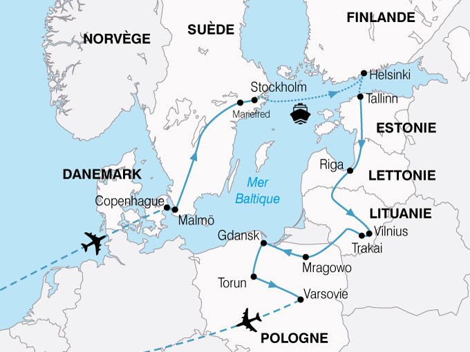 Circuit Danemark - Estonie - Finlande - Lettonie ...