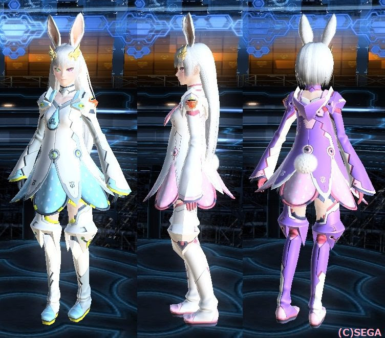 トゥインクルスプラッシュ 女性衣装編 うさぎ系アークス Pso2