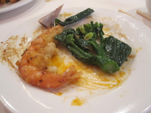 Fried shimp and veg