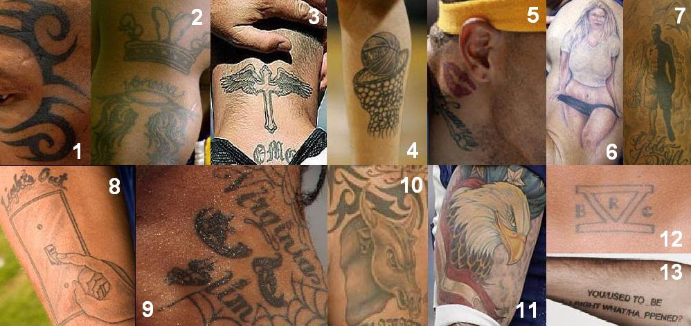 Can you name the Athlete Tattoos? created by Avery