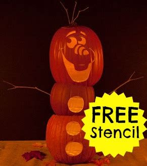 Some are cute, some are silly and a few are just a little bit spooky. frozen pumpkin stencil free pumpkin carving pattern
