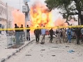 Raw: Hotel Attacked in Mogadishu, Somalia