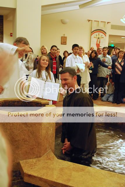 Mike baptized