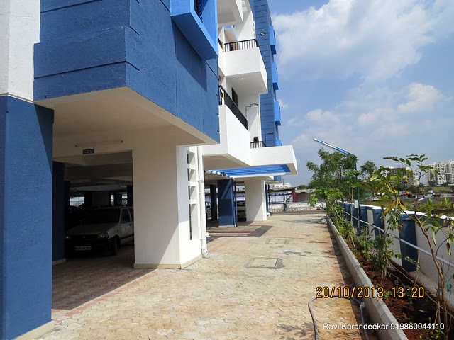 Approach road of the 2nd Phase - Handing Over Ceremony of Sanjeevani Developers' Sangam at Sus on Sunday 20th October 2013