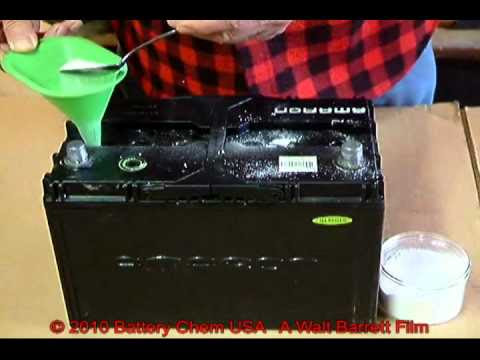 How To Recondition Lead Acid batteries by Walt Barrett - YouTube