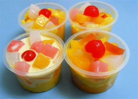 resepi puding buah berkuah  pencuci mulut zon wanita