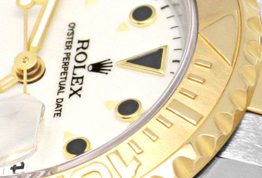Originalfoto ROLEX YACHT-MASTER DAMENUHR STAHLGOLD