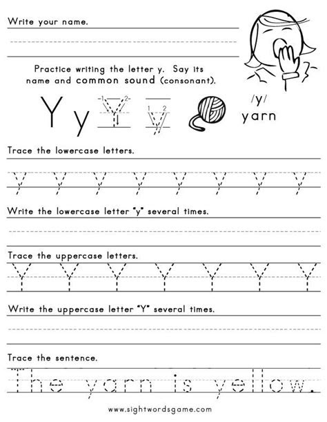 These fun and interactive letter y worksheets are great for toddlers, preschoolers, and kindergarteners learning the letter y. 12 instructive letter y worksheets kitty baby love