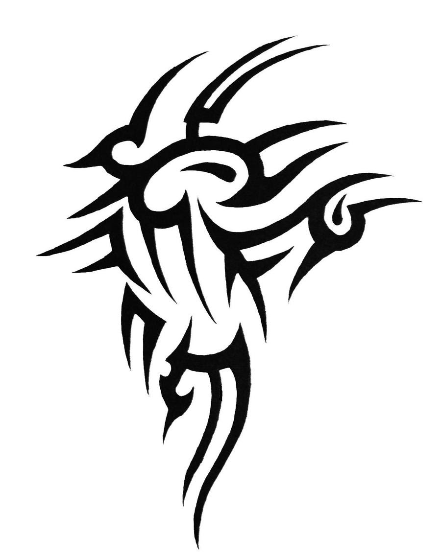 Tribal Chest Tattoo Design