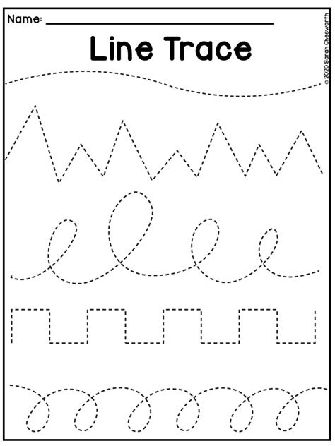 line tracing worksheet preschool worksheets printable preschool