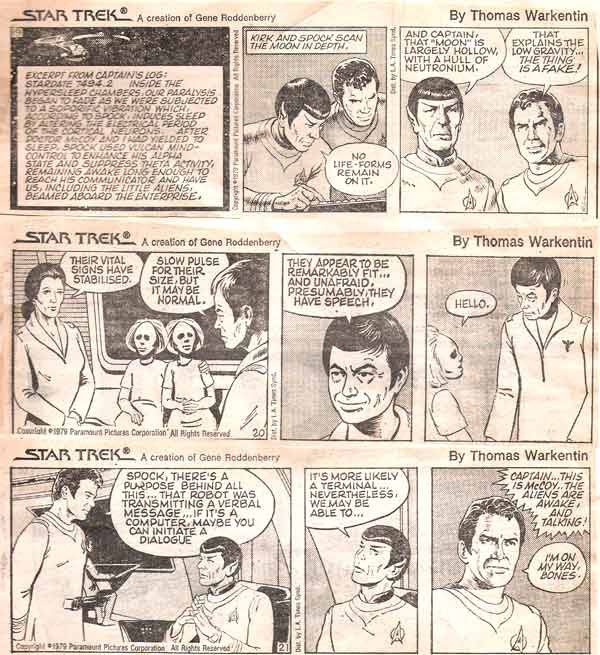 Star trek the comic strip