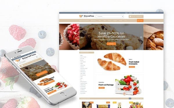 StoreFlex - Food Responsive OpenCart Template