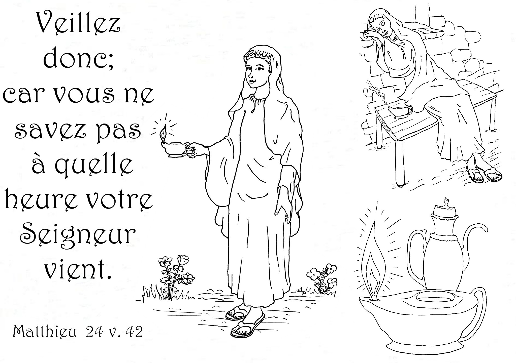 coloriage de l attente