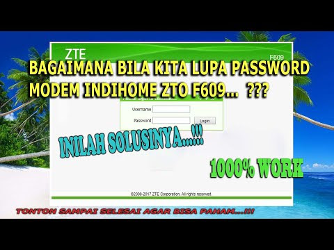 Password Zte F609 Default / Listed below are default ...