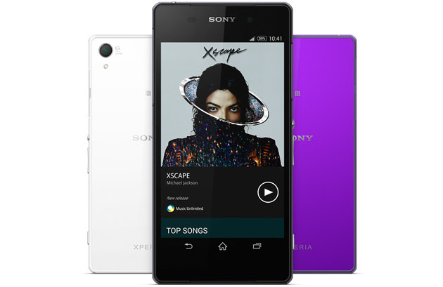 Sony Xperia Z2 with Michael Jackson's new album Xscape