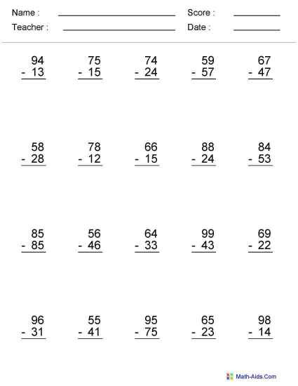 Math Worksheets For 6th Grade  New Calendar Template Site