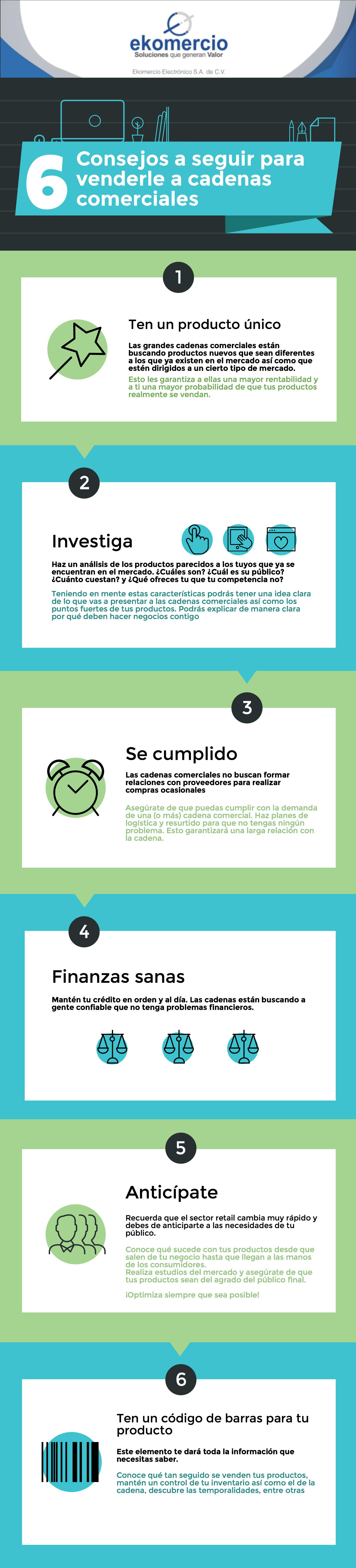 6 consejos para venderle a Cadenas Comerciales