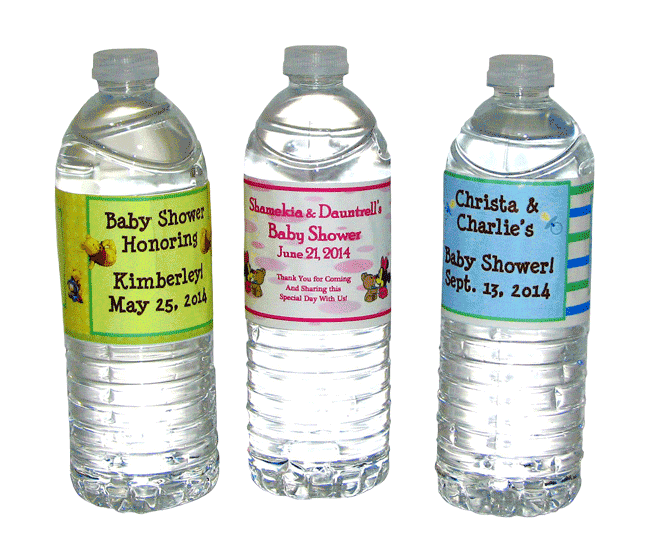Custom Water Bottle Labels ~ Any Occasion Shopping Mall