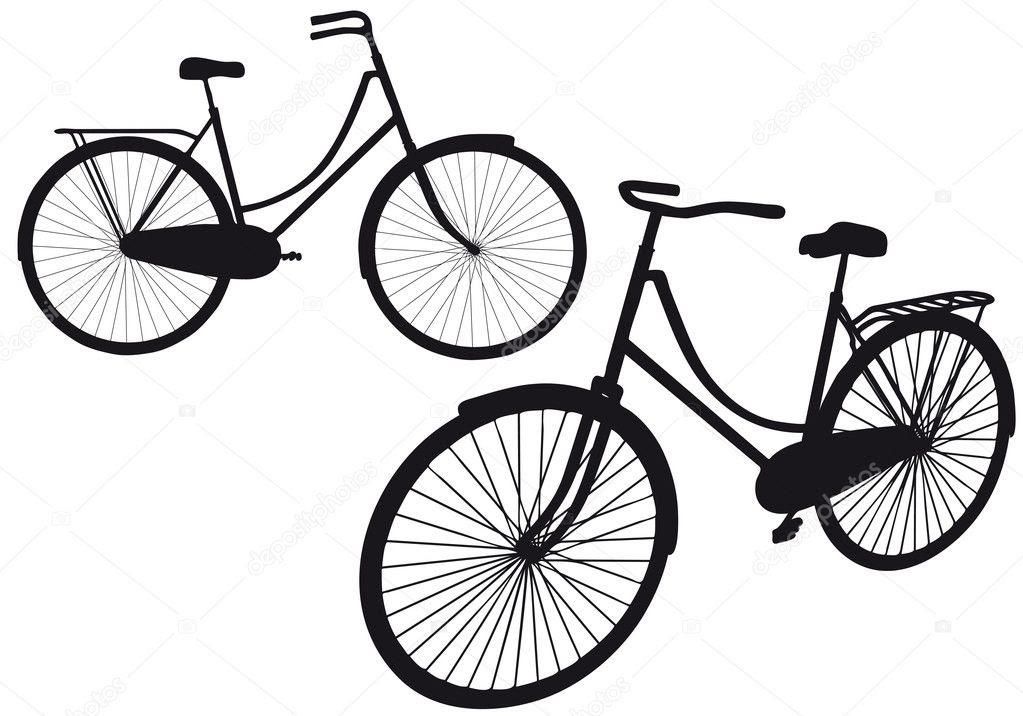Download Vintage bicycle, vector — Stock Vector © beaubelle #4951719