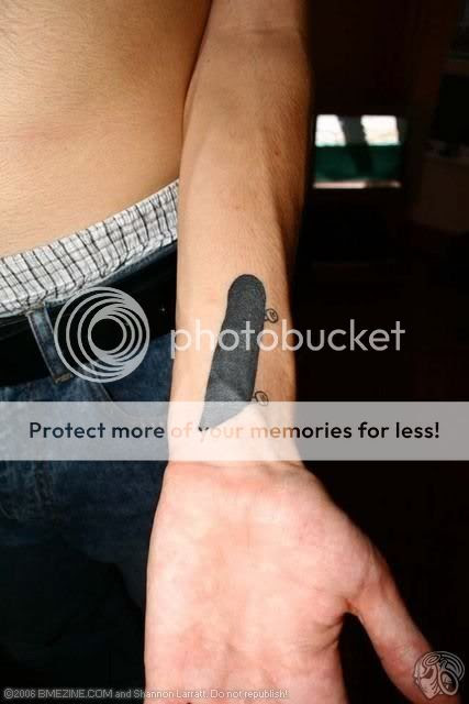 skateboard tattoo .