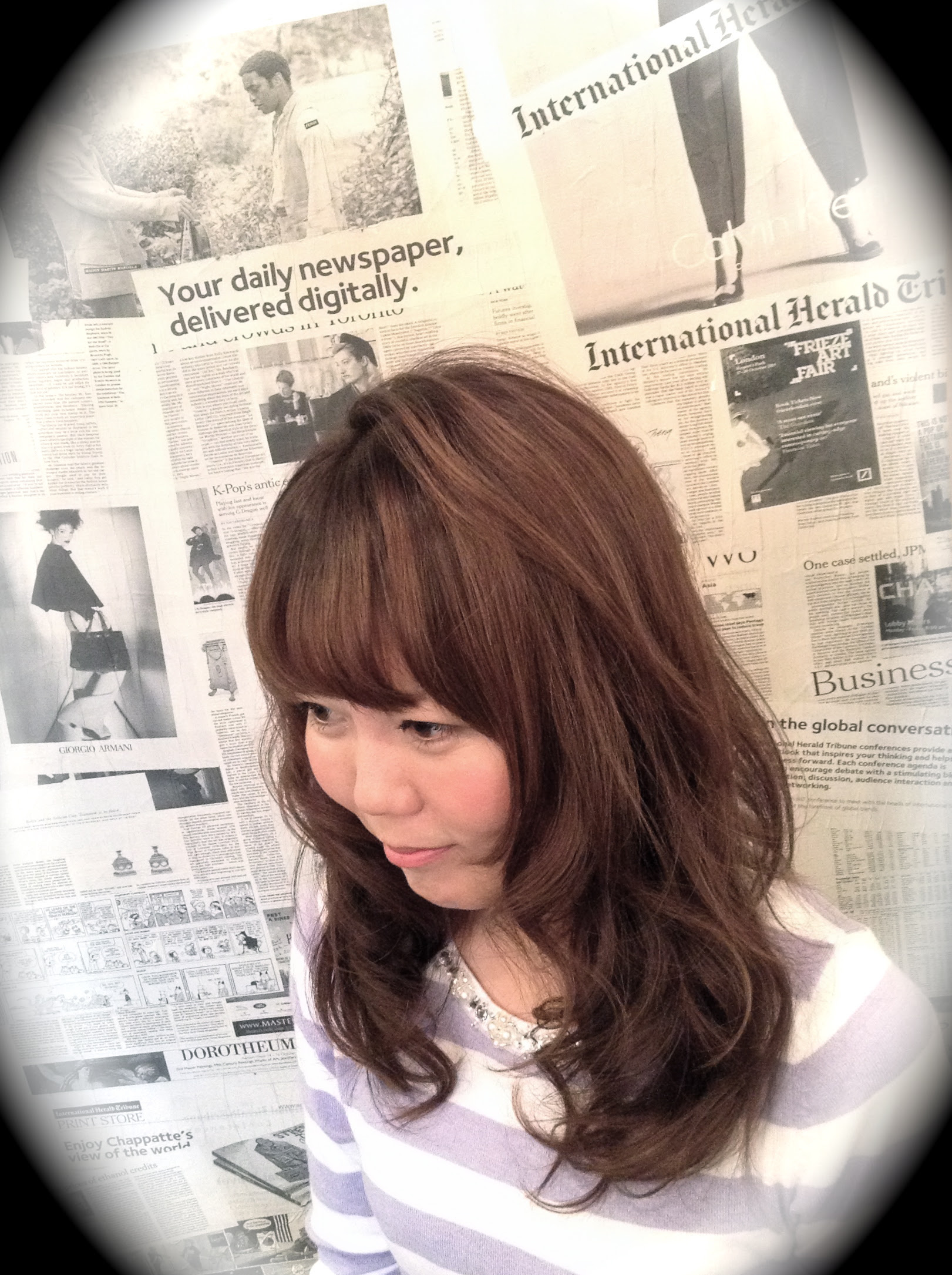 セミロング ゆるふわパーマスタイル 尼崎市 美容室 Grans グランス Jr尼崎駅 Grans Webサイト