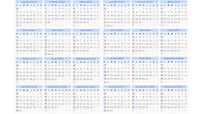 Calendrier Septembre 2022 à Juin 2023 à Imprimer