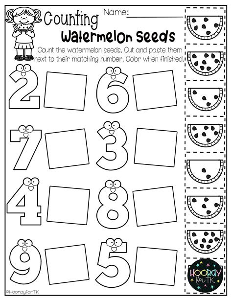  pre kinder activities printables