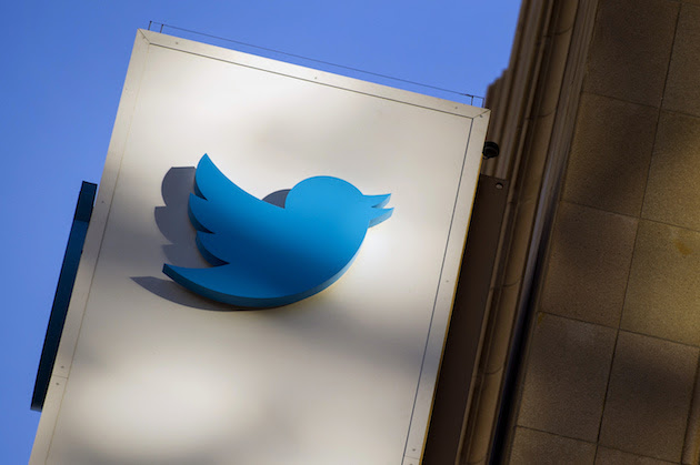 Twitter sign