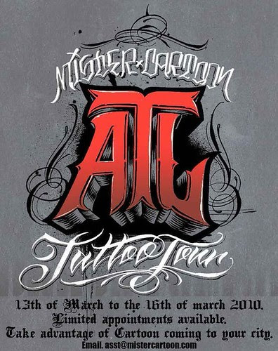 Tattoo Tour ~ Mister Cartoon's Tattoo Tour ~ Atlanta Georgia