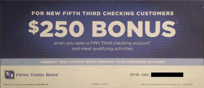 Fifth Third Bank Promotions: $150, $200, $400 Bonuses