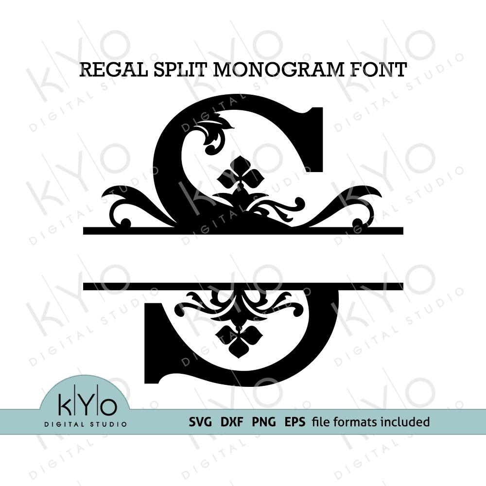 Download Split Regal Monogram SVG Font
