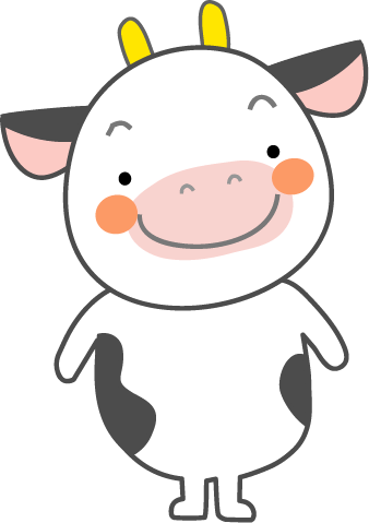 うし 牛のイラスト 無料イラスト フリー素材