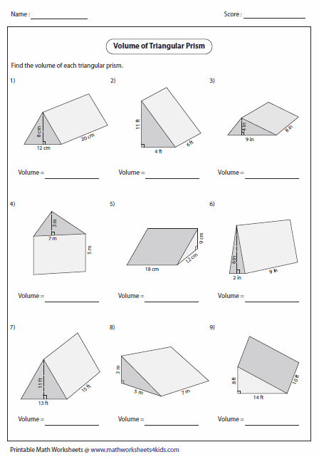 Volume - Ms. Roy's Grade 7 Math