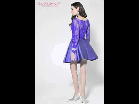 Video Tiffany Blue Short Prom Dresses 2015