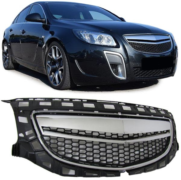 Opel Insignia SPORT GRILL KÜHLERGRILL SCHWARZ / CHROM EDEL