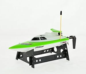 10 MPH speed boat with self righting system, 27 MHz control, 150 feet ...