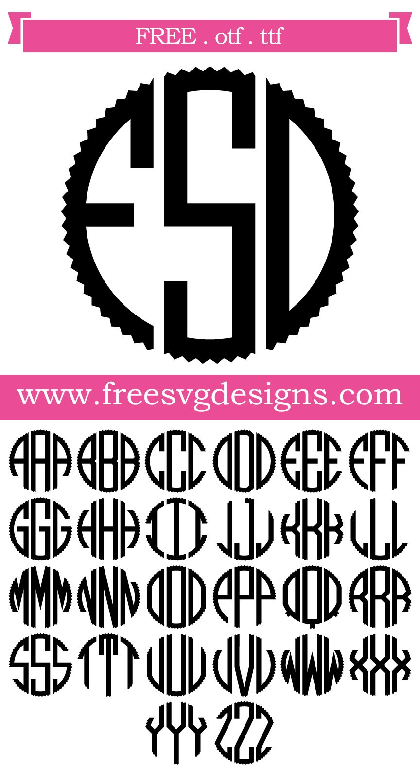 Download Free SVG Files | SVG, PNG, DXF, EPS | Zig Zag Round ...