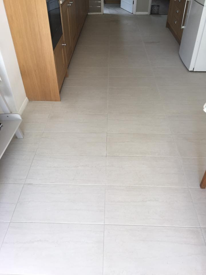 Porcelain Tiled Floor After Cleaning Windlesham