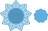 Wykrojnik Marianne Design- serwetka Dolily Star