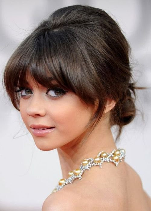 نتيجة بحث الصور عن ‪hairstyle with bangs 2016‬‏